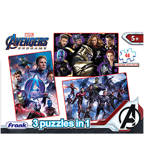 Avengers End Game 3 x 48 Pieces